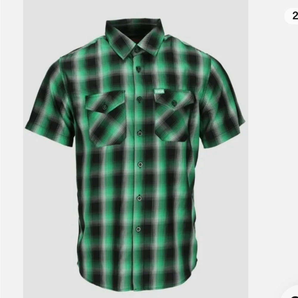 Dixxon “O’Malley” men’s size XL short sleeve bamboo shirt.